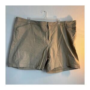 Lot Of 2 Pairs Of Old Navy Pixie Plus Size Shorts Size 30 Khaki And Navy